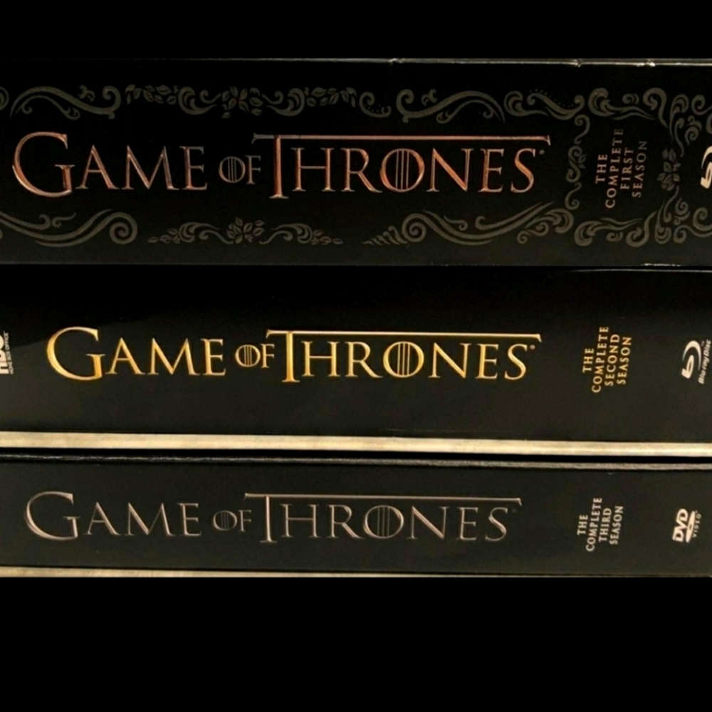 Game of Thrones DVD and Blu-Ray Collection - Season 1 - 3